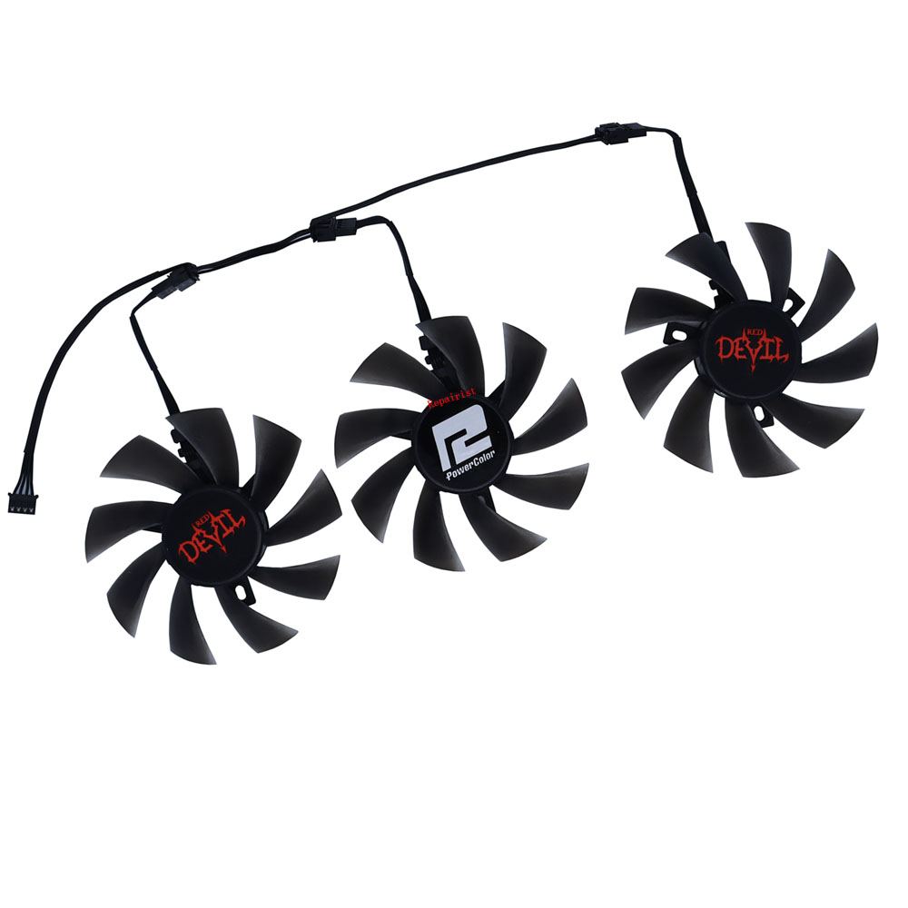 Rx 5700 Xt 8Gb Video Card - Ventilateur de refroidissement,pour Powercolor RX 5700